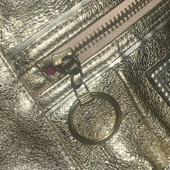 Coach Poppy Metallic Gold with Pink Lining - Picture 13 of 13